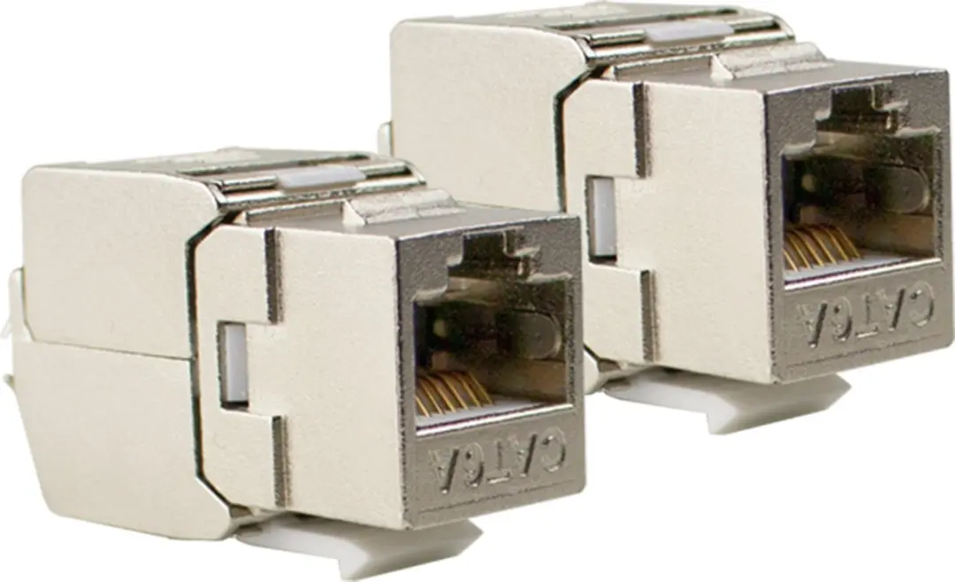 Hirschmann KS 6A/2 SHOP STP CAT6a 10 Gigabit Keystone module RJ45