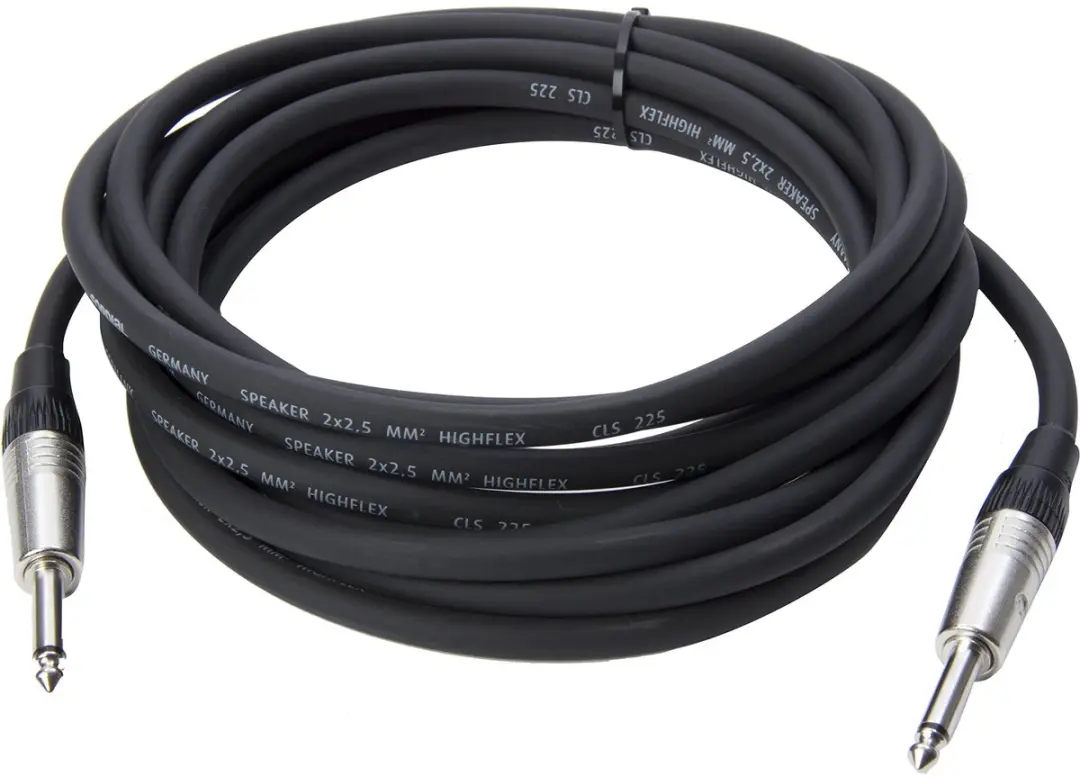 Cordial LS kabel jack 20m,CPL PP 25 Neutrikstekker, 2 x 2,5 qmm