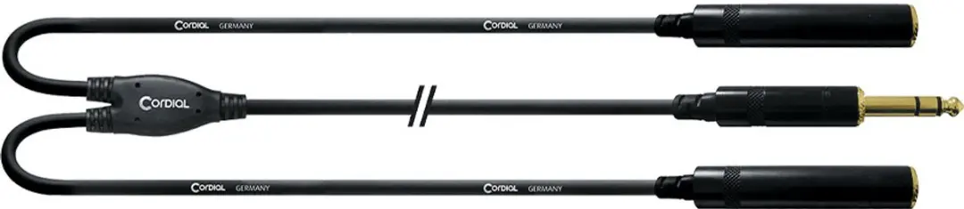 Cordial STEREO CFY0.3VKK Jackkabel 0.3m