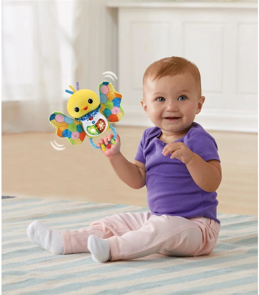 VTech Baby Fladder & Fluit Rammelaar 80-558723 - Blauw - afbeelding 6 van 6