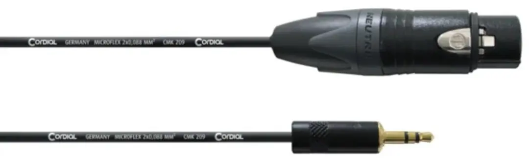 Cordial CPM 3 FW-BAL Microkabel 3 m