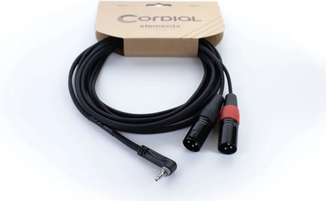 Cordial EY 3 WRMM Y-Adapterkabel 3 m