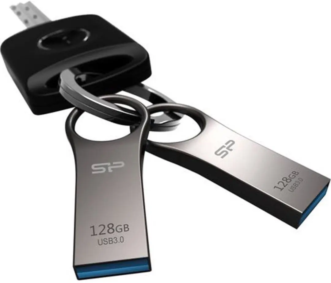 Silicon Power Jewel J80 SP128GBUF3J80V1T USB Stick - 128GB - Grijs