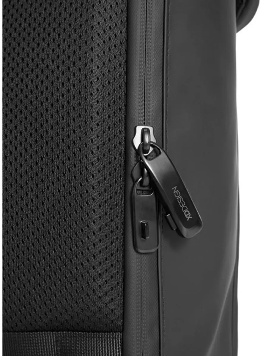 XD Design Urban Water Resistant Flap Top P706-2601 - 15 inch - Zwart - afbeelding 5 van 6
