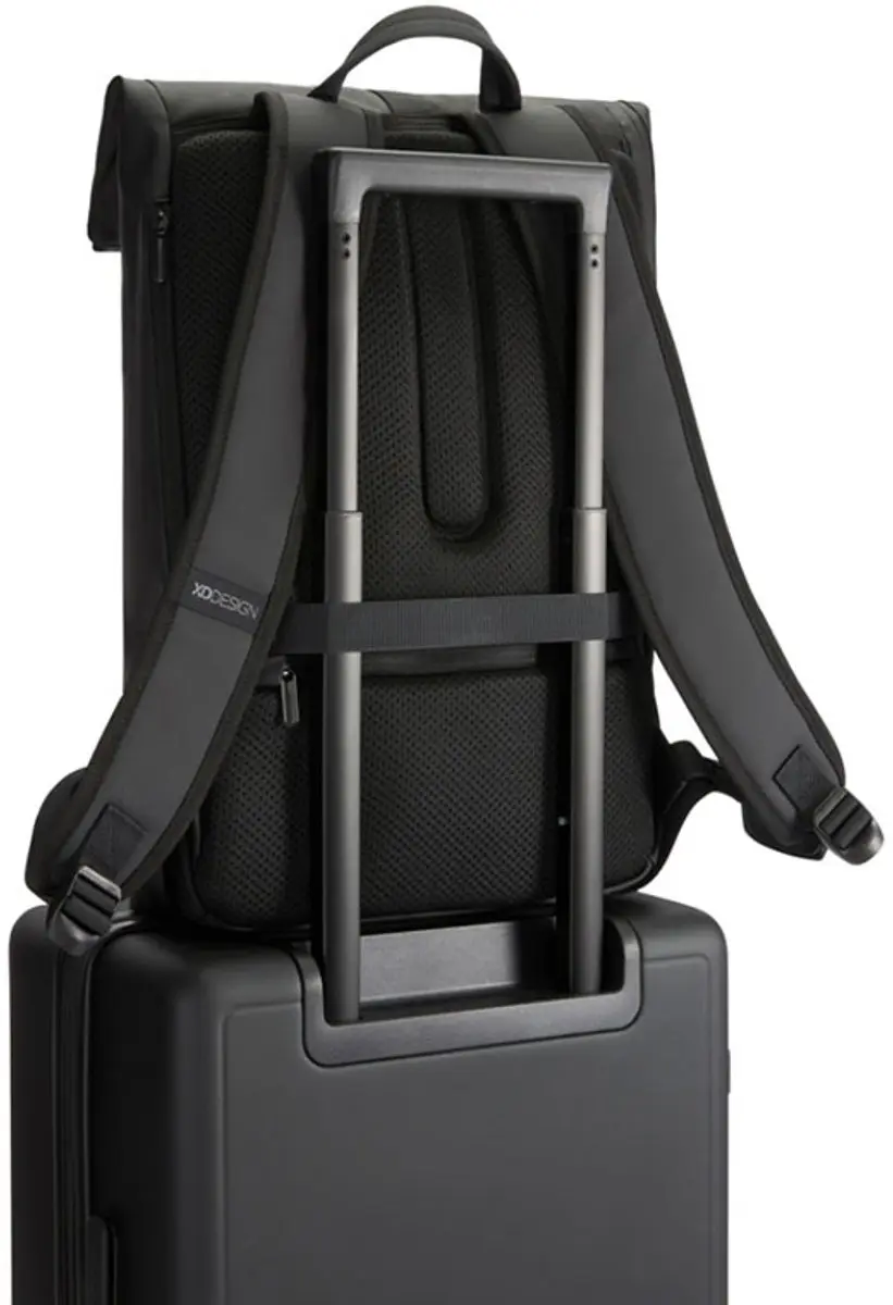 XD Design Urban Water Resistant Flap Top P706-2601 - 15 inch - Zwart - afbeelding 3 van 6