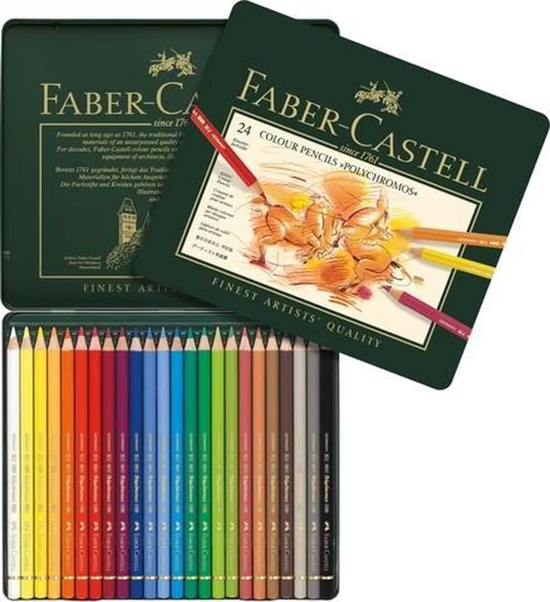 Faber-Castell Polychromos Kleurpotloden 24 Stuks