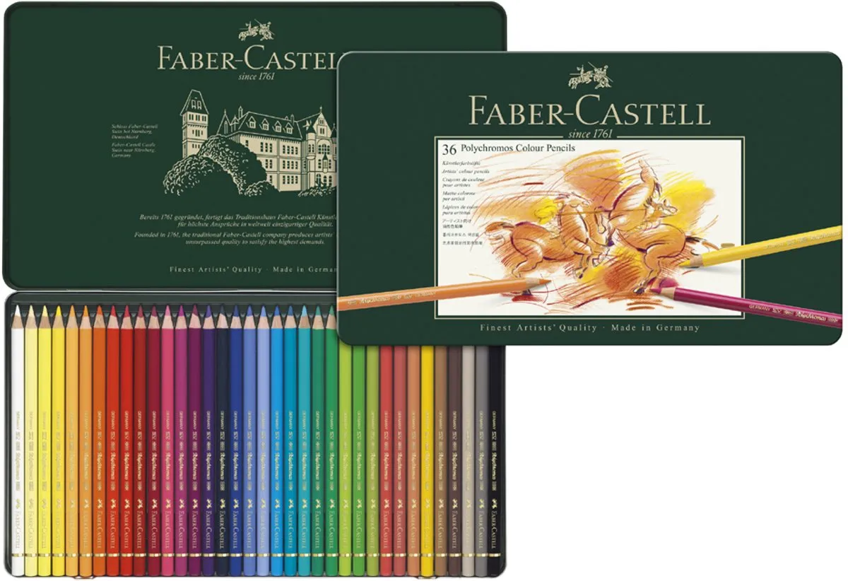 Faber-Castell Polychromos Kleurpotloden 24 Stuks - FC-110024