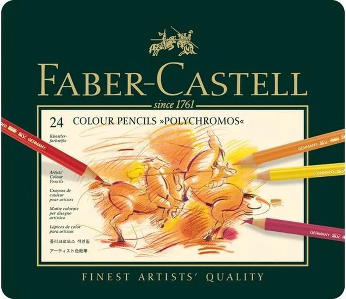 Faber-Castell Polychromos Kleurpotloden 24 Stuks - FC-110024