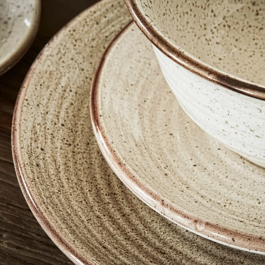 Loberon Murray Servies Set 30-delig - Beige - afbeelding 2 van 6