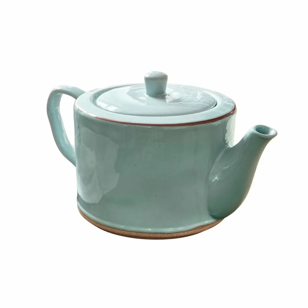 Loberon Theepot Biarré Turquoise