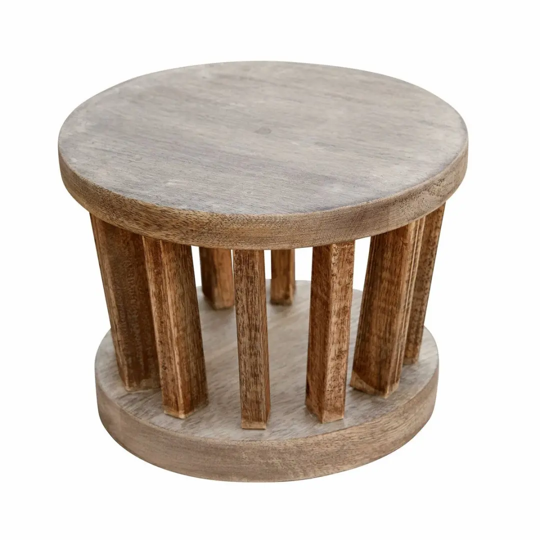 Loberon Sokkel Gabela - 20cm - Bruin - afbeelding 3 van 5