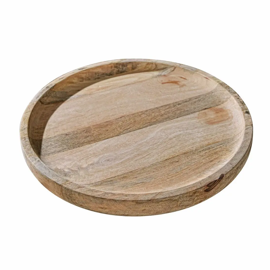 Loberon Helier Dienblad - 40cm - Bruin