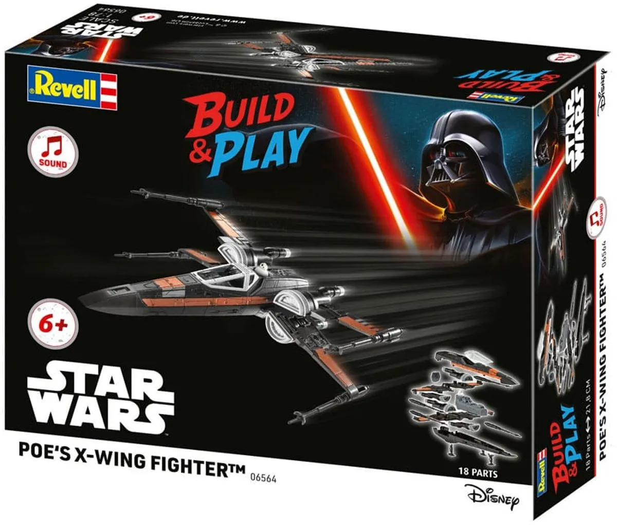 Revell 06564 Star Wars X-wing Fighter Modelbouwpakket - 1:72 - 18 Onderdelen - Multi