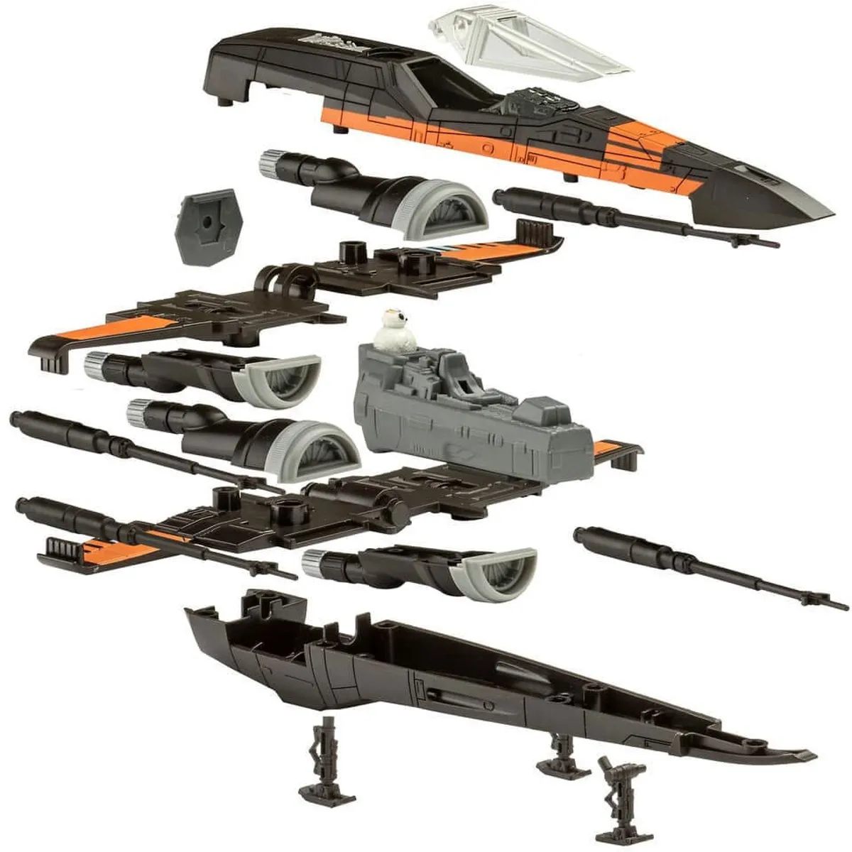Revell 06564 Star Wars X-wing Fighter Modelbouwpakket - 1:72 - 18 Onderdelen - Multi