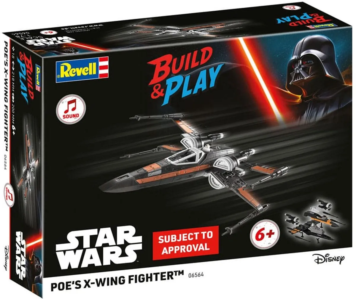 Revell 06564 Star Wars X-wing Fighter Modelbouwpakket - 1:72 - 18 Onderdelen - Multi