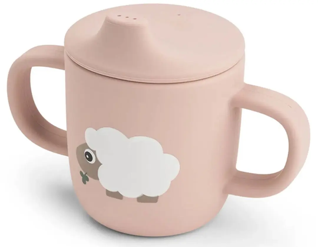 Done By Deer Tiny Farm Tuitbeker - Roze - Siliconen - afbeelding 6 van 6