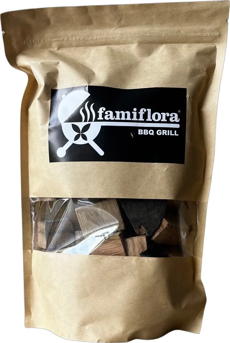Famiflora BBQ Chunks Hout Cognacvaten 500g