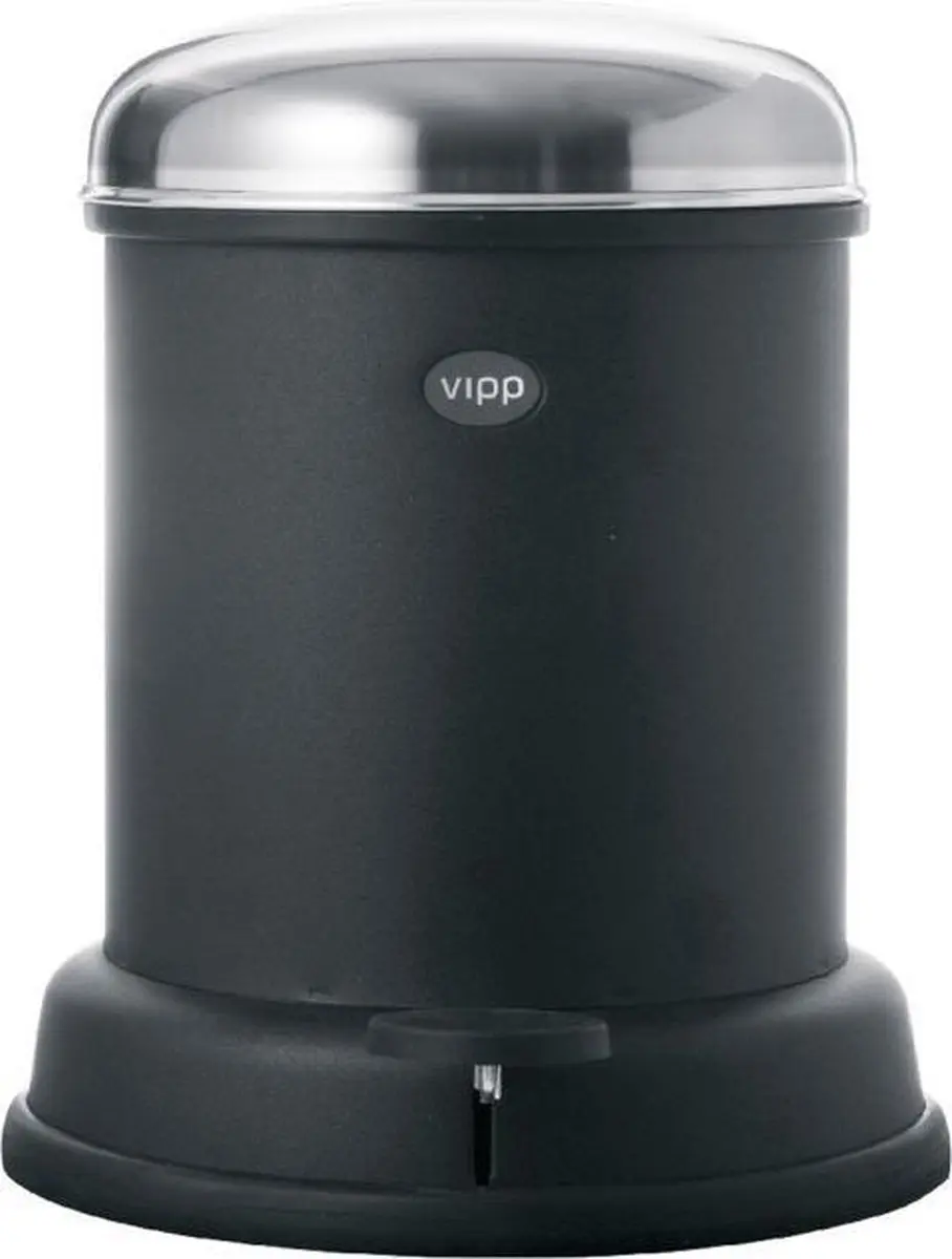 VIPP 14 Pedaalemmer 8 liter, zwart