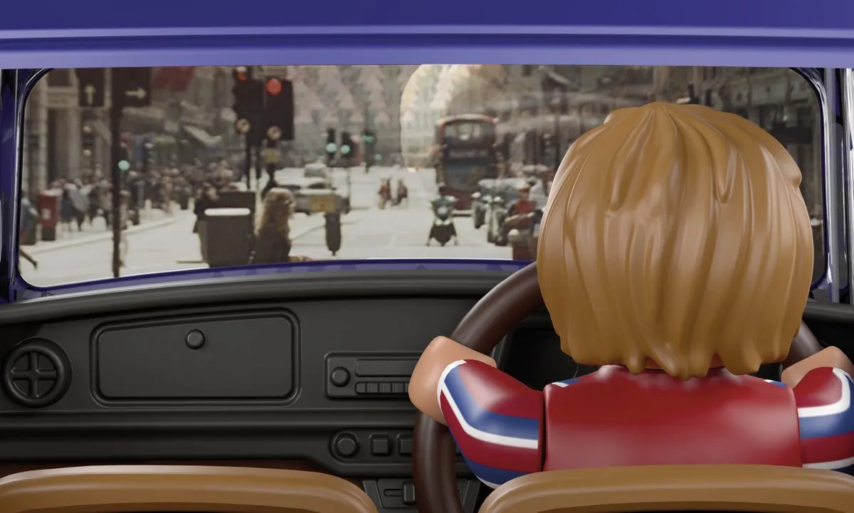 Playmobil Mini Cooper 70921 - Blauw - afbeelding 6 van 6