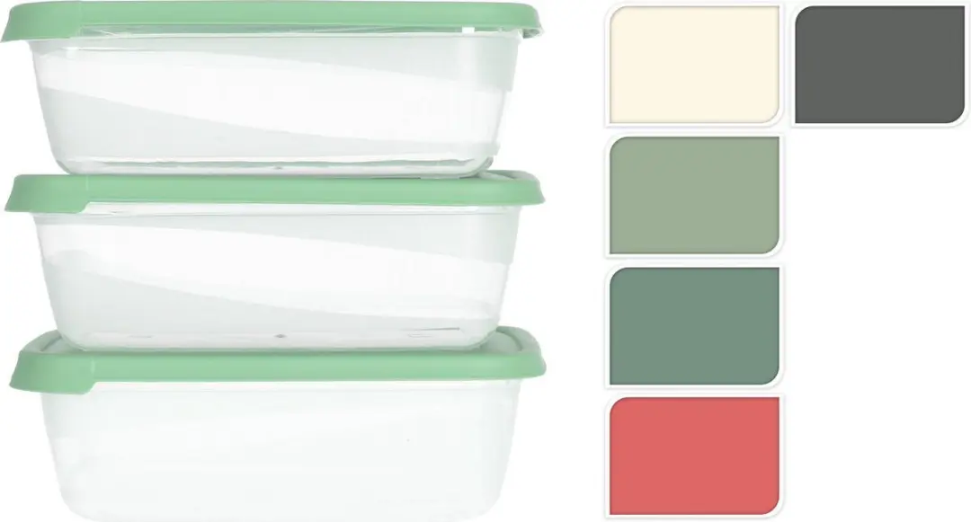 Voorraaddoos set 3-delig multicolor