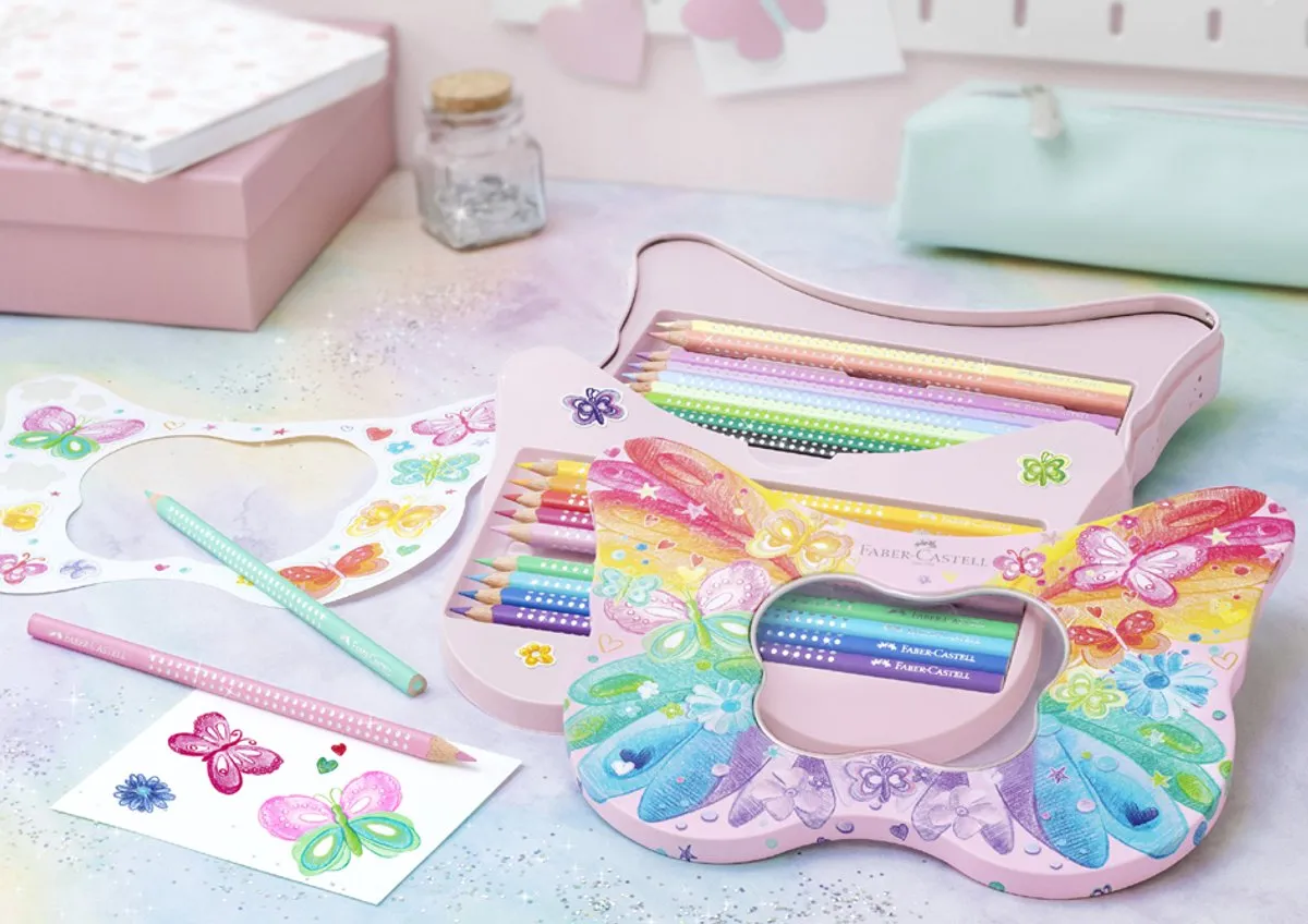 Faber-Castell Sparkle Kleurpotloden 20 Stuks - Vlinderblik