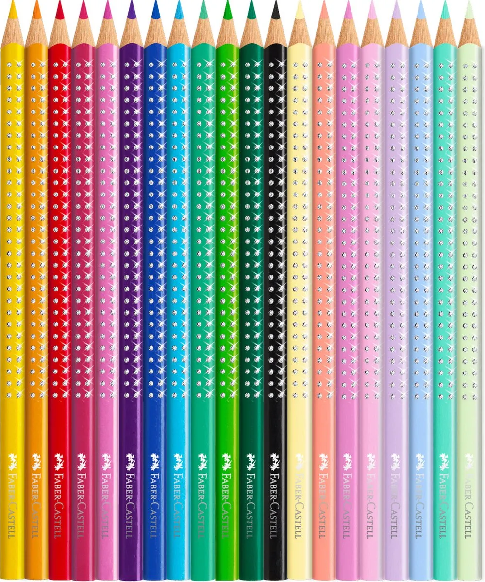 Faber-Castell Sparkle Kleurpotloden 20 Stuks - Vlinderblik