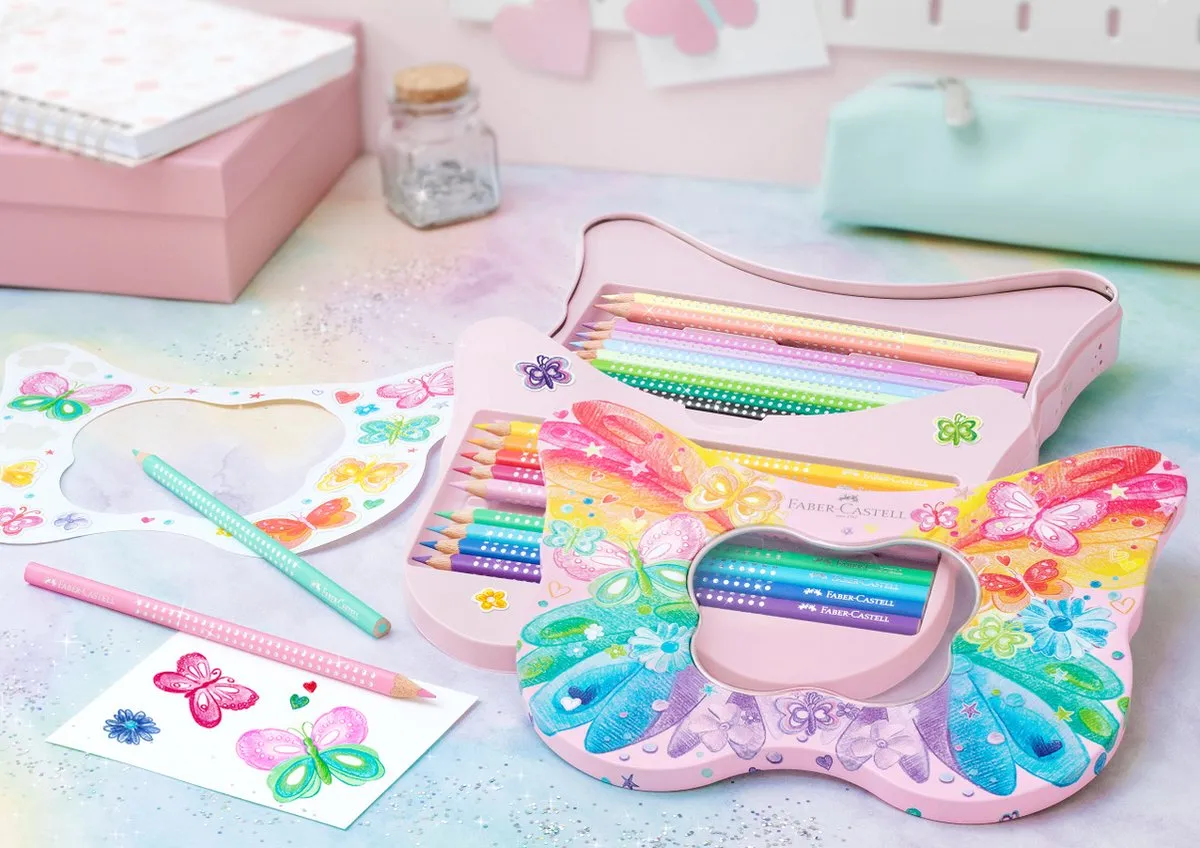 Faber-Castell Sparkle Kleurpotloden 20 Stuks - Vlinderblik