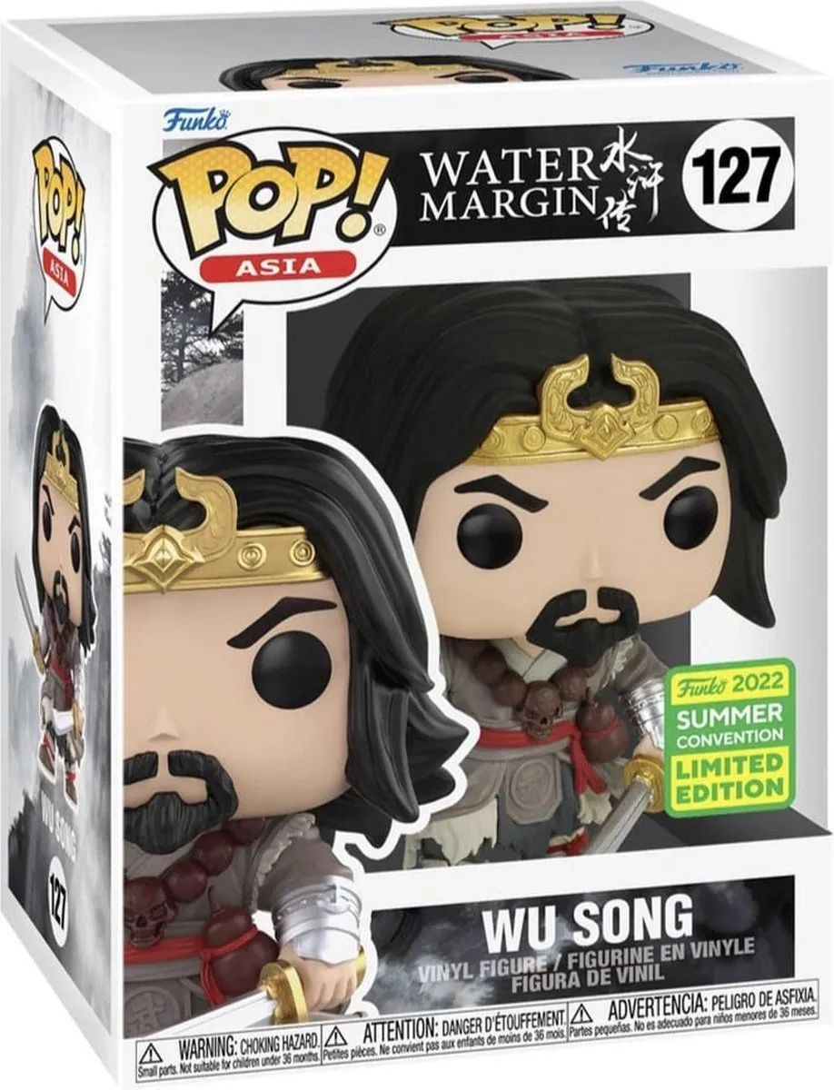 Funko Pop! Asia Water Margin Wu Song #127 - Multicolor