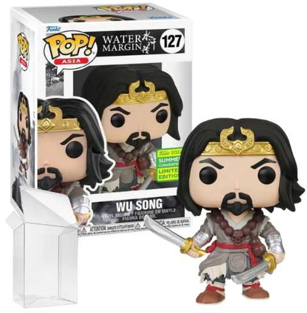 Funko Pop! Asia Water Margin Wu Song #127 - Multicolor