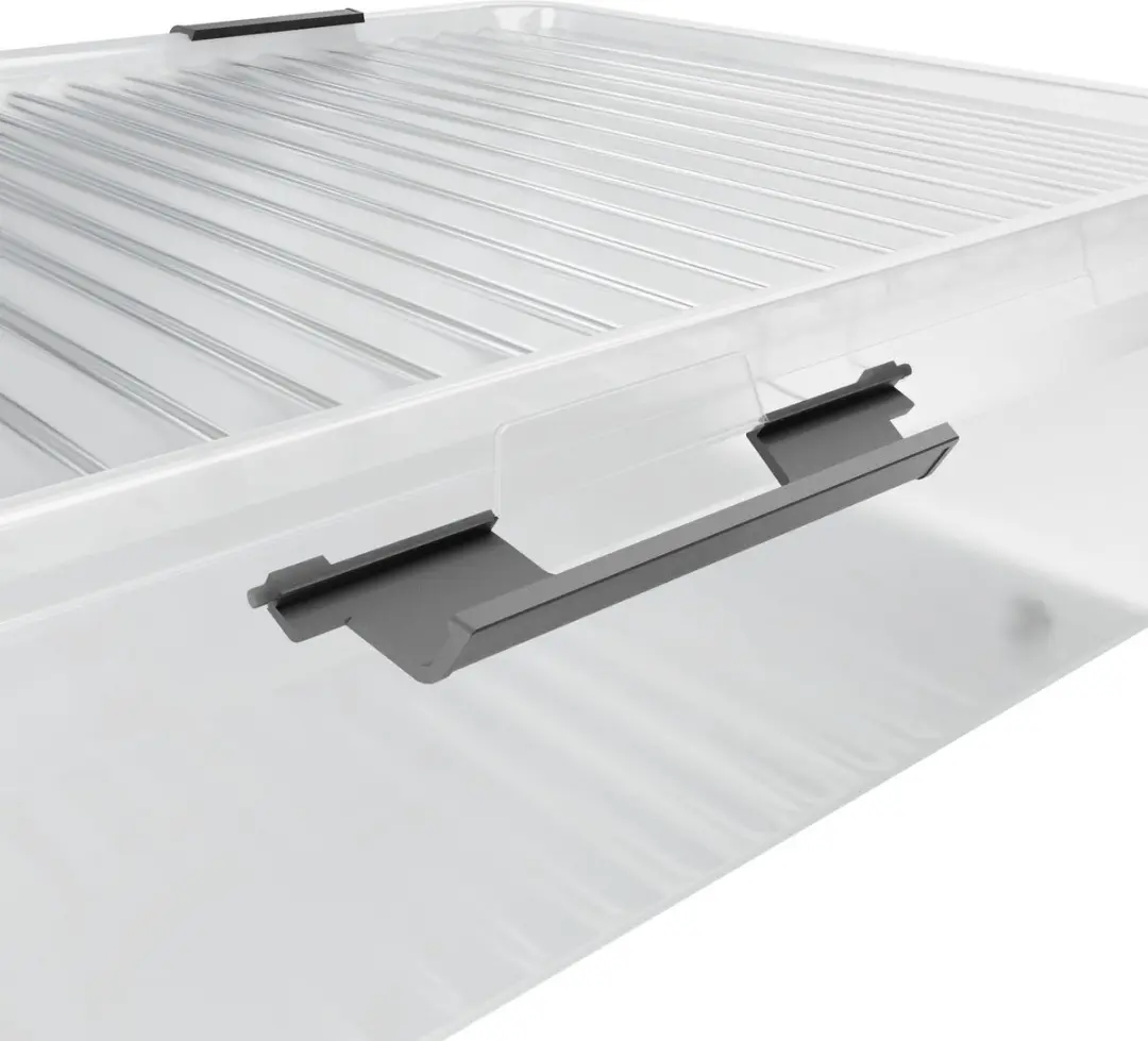 Deuba Opbergbox Set 4x30L Transparant