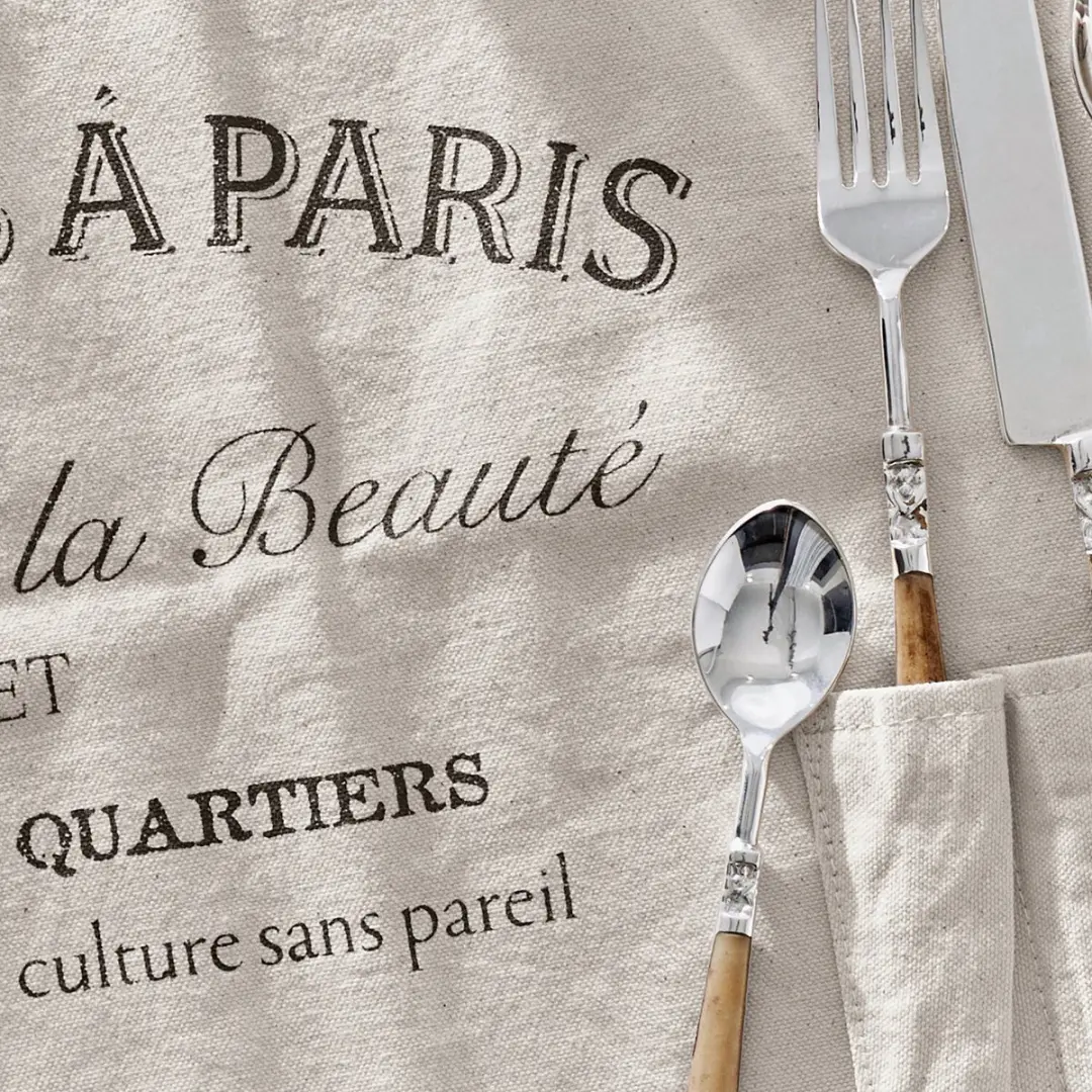 Loberon Voyage Placemats - Set van 2 - Crème