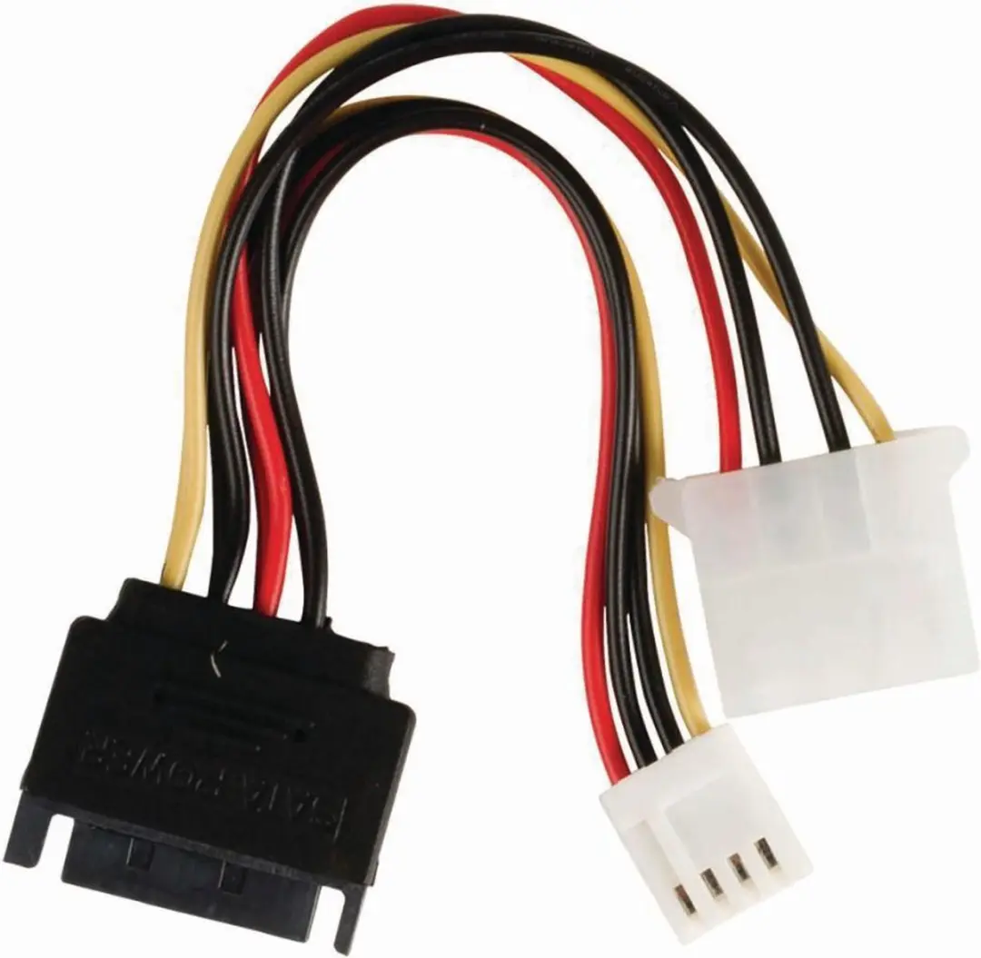 Nedis SATA 15-Pins Male Voedingskabel - 0,20m - Verguld - Multicolor - afbeelding 4 van 6