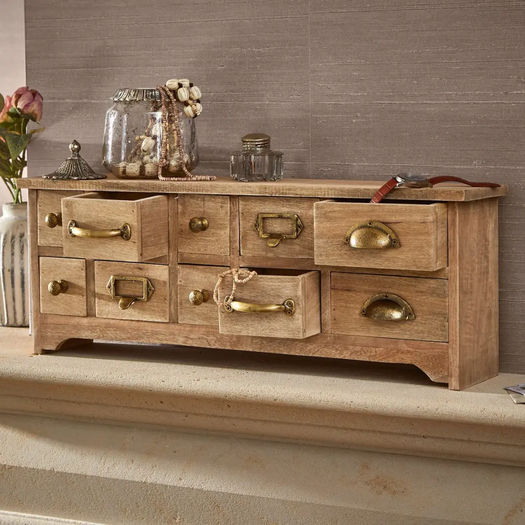 Loberon Lhomme Organizer - 9 Vakken - Bruin