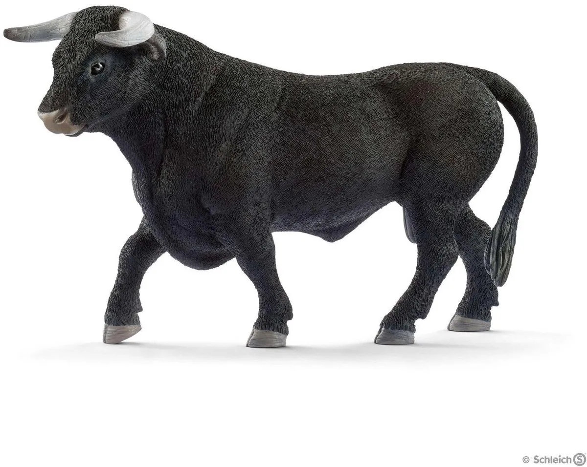 Schleich FARM WORLD Zwarte Stier Speelfiguur 13875