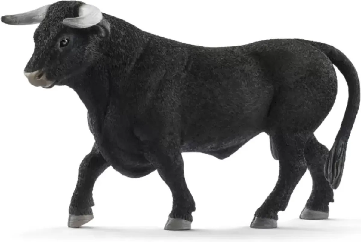 Schleich FARM WORLD Zwarte Stier Speelfiguur 13875