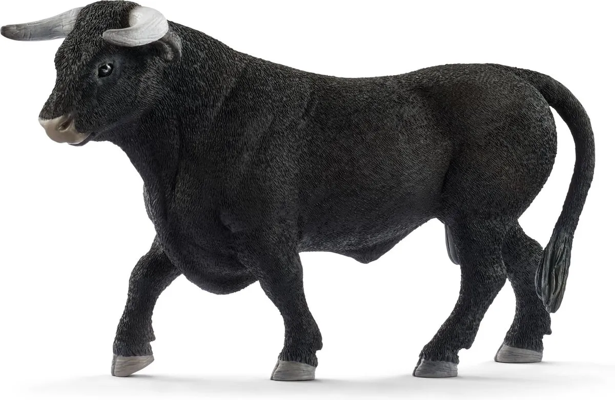 Schleich FARM WORLD Zwarte Stier Speelfiguur 13875