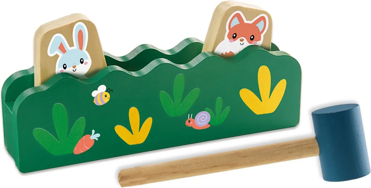 SES Creative Tiny Talents Houten Hamerbank - Meerkleurig