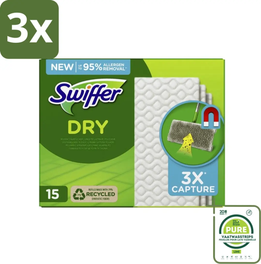 3 x Swiffer Dry
