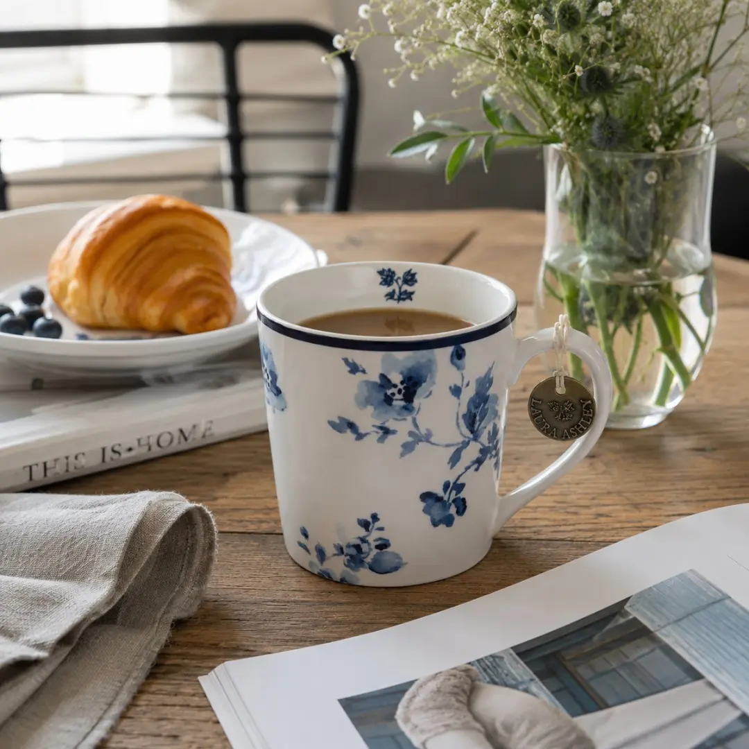 Laura Ashley Blueprint Beker 32cl - China Rose