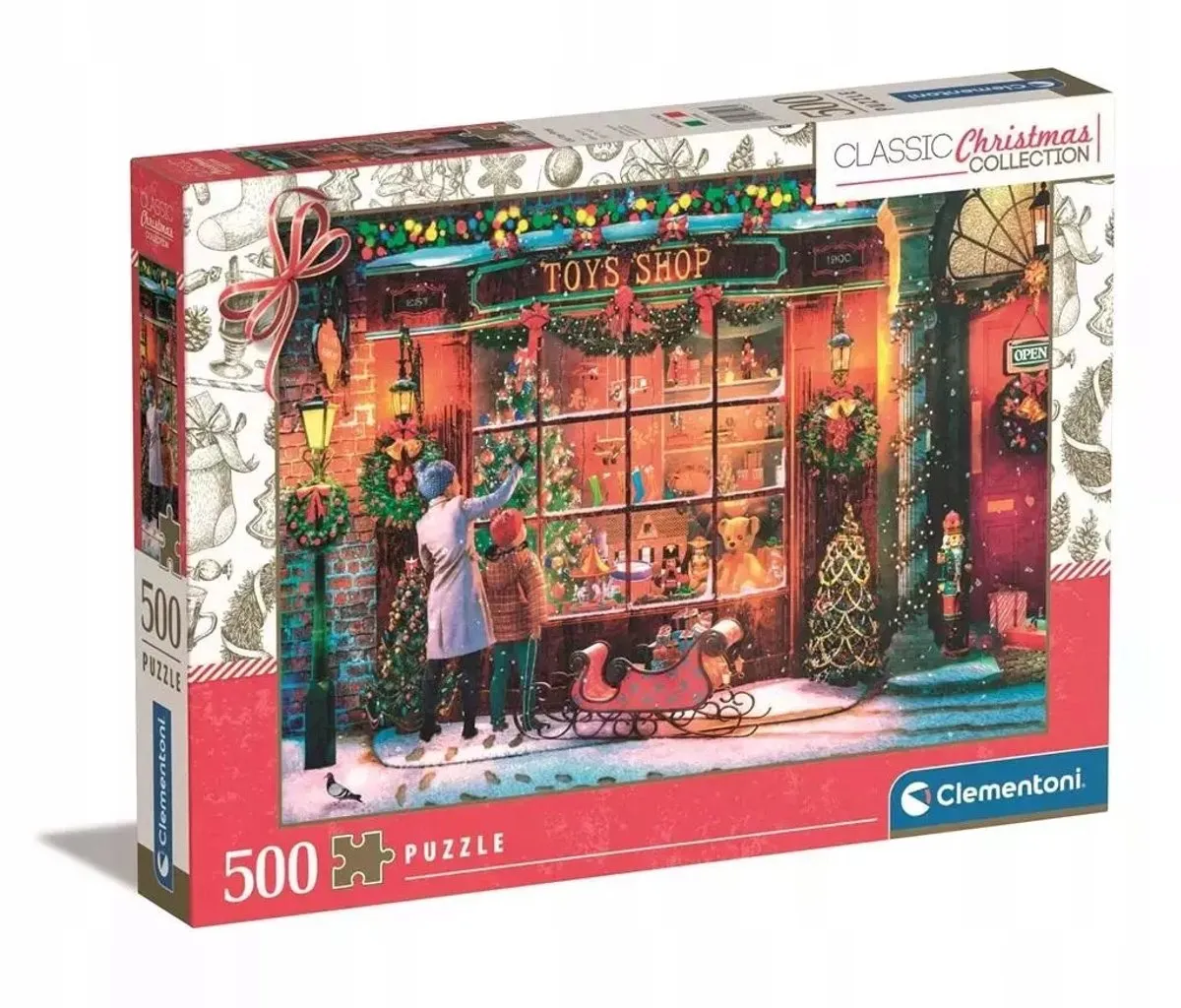 Clementoni Kerstpuzzel 500 Stukken