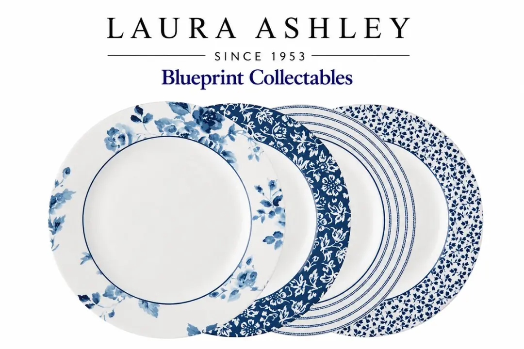 Laura Ashley Blueprint Collectables Borden set van 4