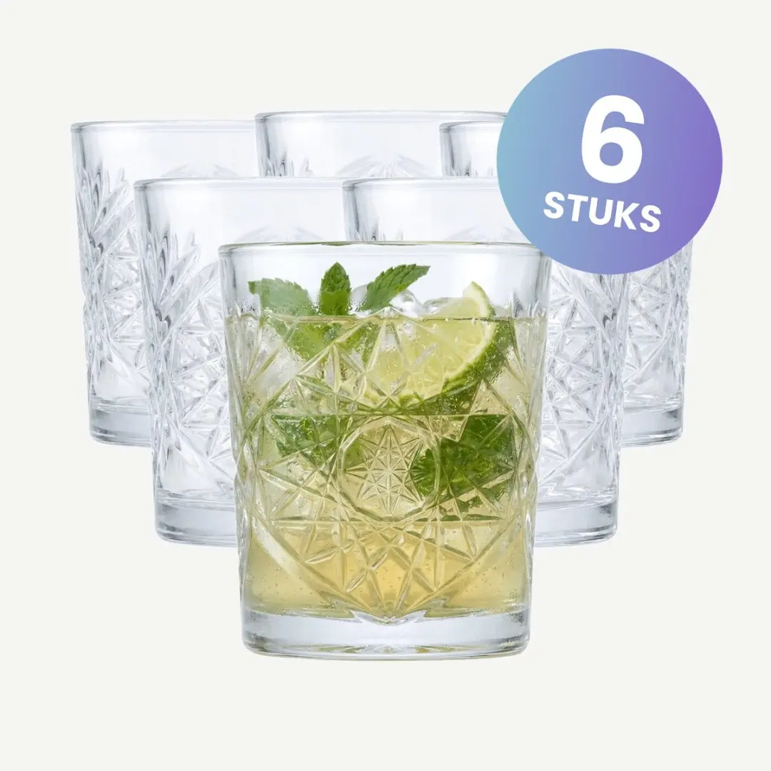 Onis Hobstar Tumbler 35cl - 6 Stuks - Transparant