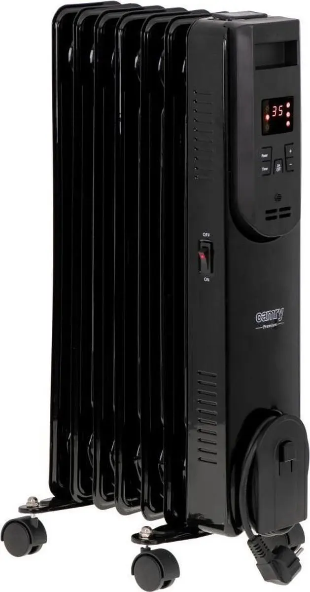 Camry CR7812 Olieradiator - 1500W - Zwart - afbeelding 5 van 6