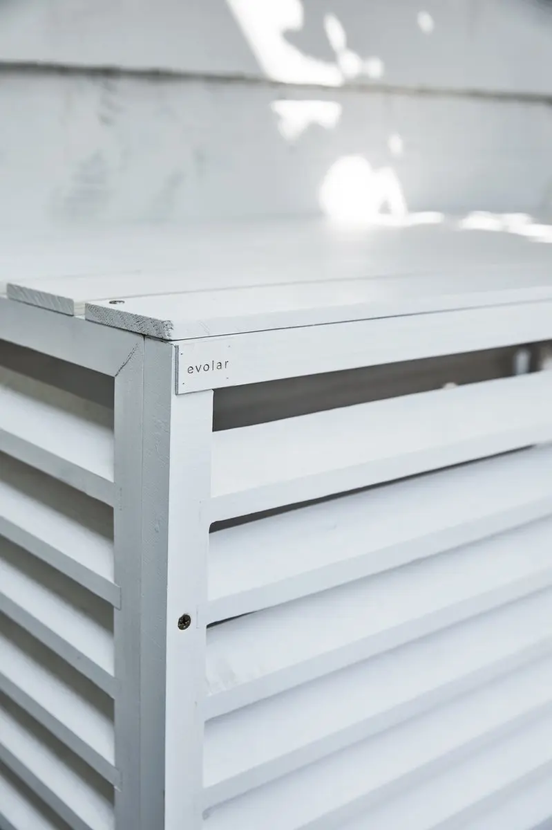 Evolar Bottom Panel Wit Wood Tower Airco-uitbreiding - afbeelding 2 van 3