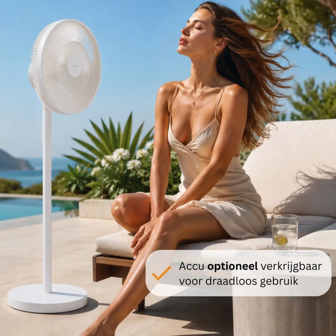 Evolar Smart Ventilator EVO-SF30WW - 30W - Wit - afbeelding 6 van 6