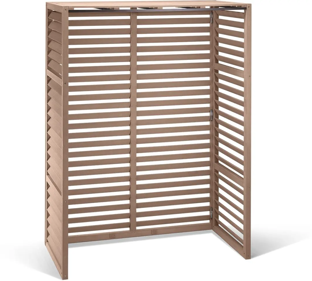 Evolar Evo-Cover WPC Omkasting Buitenunit 120x160x65cm - Tropical Teak - afbeelding 2 van 6