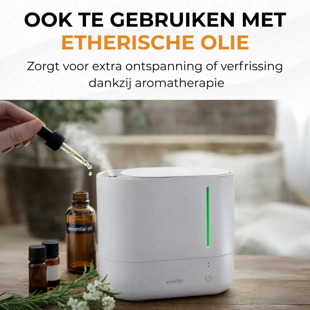 Evolar EVO-HF450 Luchtbevochtiger 5L - Wit - afbeelding 2 van 6