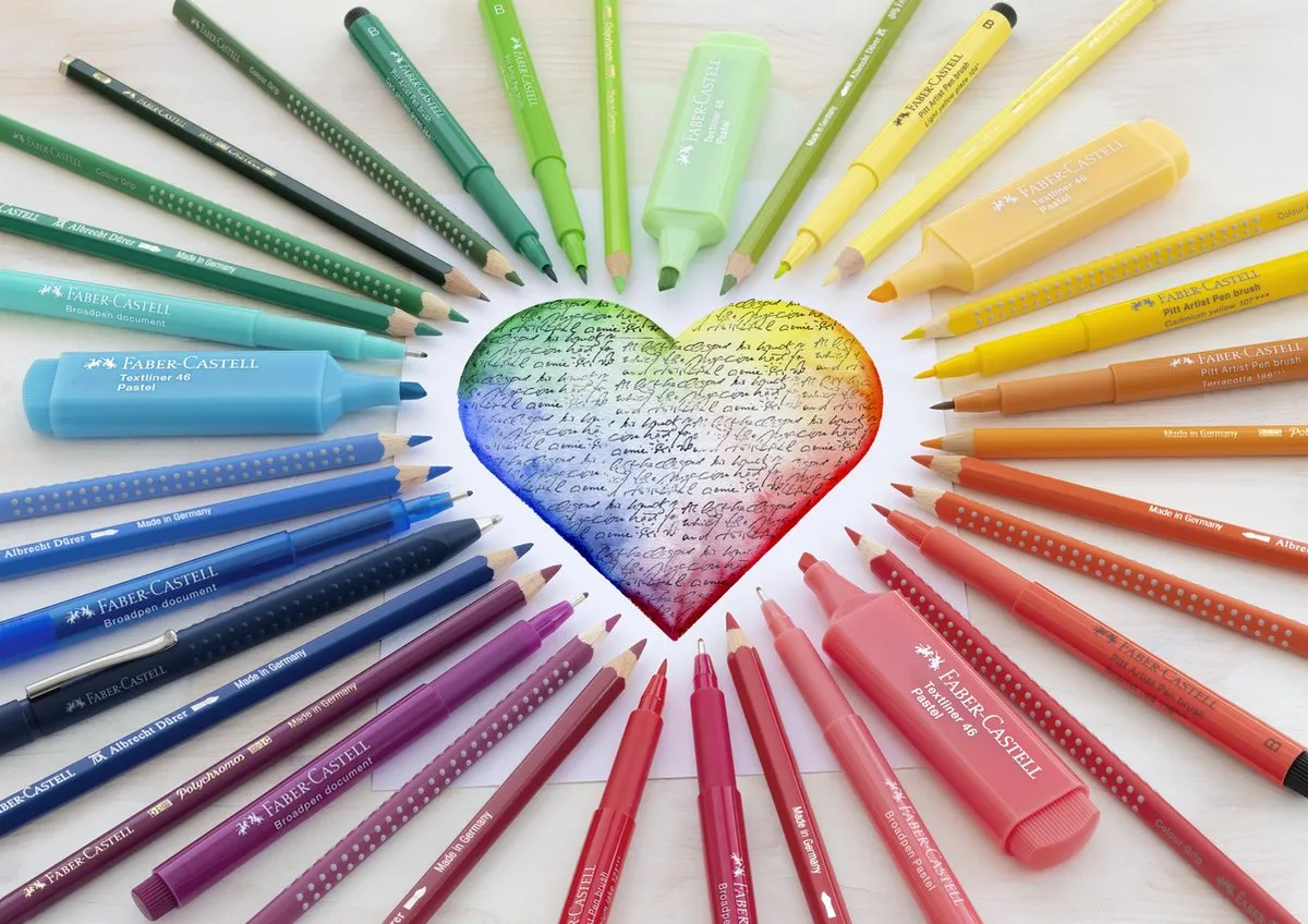 Faber-Castell Polychromos 34 Stuks - 30 Kleuren Roletui