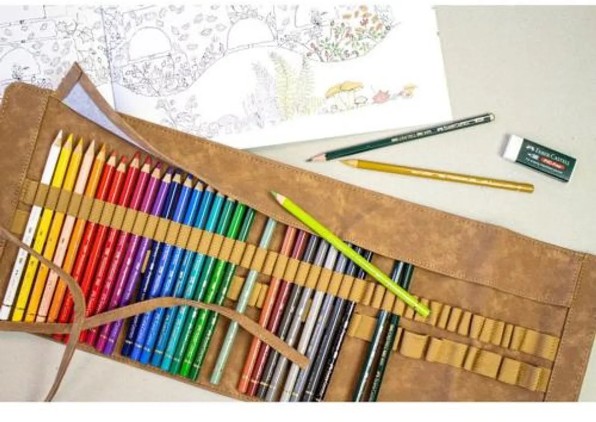 Faber-Castell Polychromos 34 Stuks - 30 Kleuren Roletui