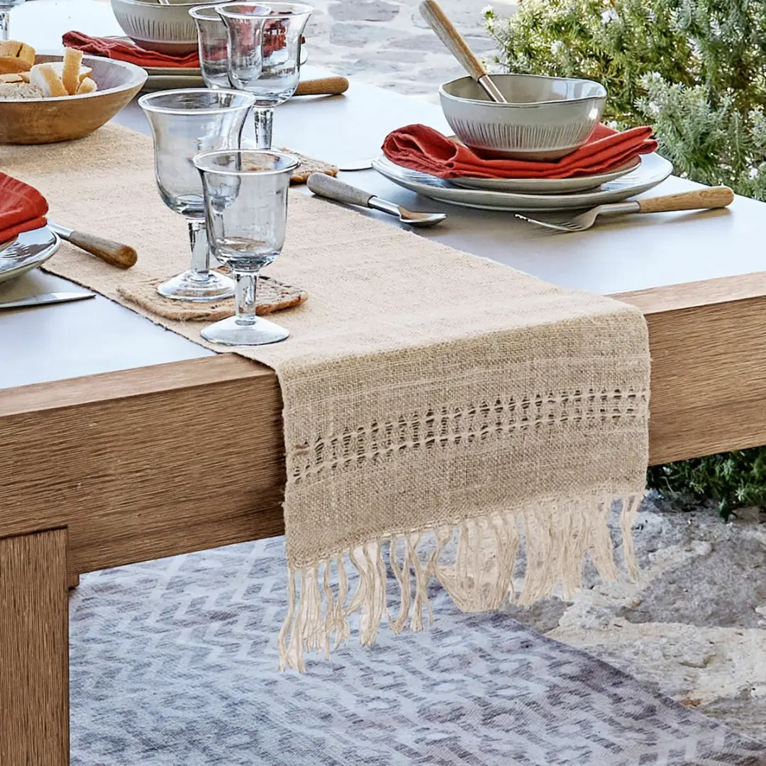 Loberon Tafelloper Palmerston - Beige